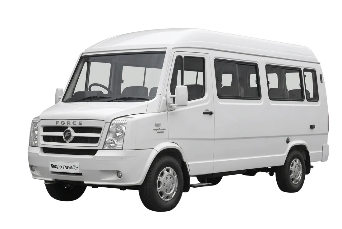 Tempo Traveller minibus for group outstation travel
